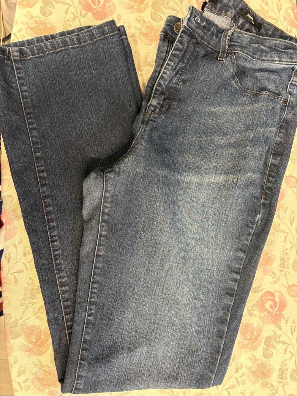 Nine  West  Women’s Blue Denim Jeans - Classic Fit Straight Leg